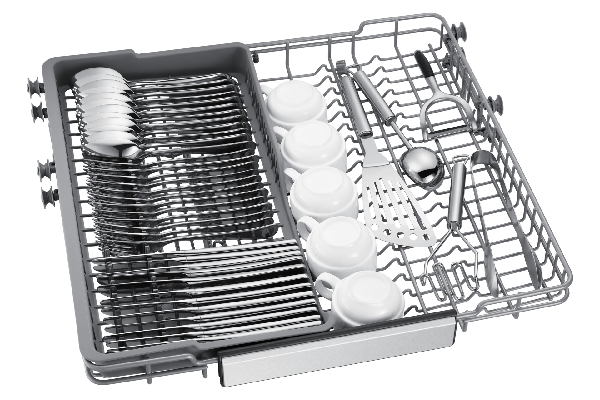 DW70HM/24 FreeStanding Dishwasher Energy Efficiency Class C and Flex Load ⠀ Detail2 Black 
