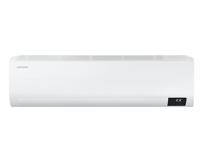 Mặt trước của máy điều hòa Digital Inverter 2 Chiều 18.000 BTu/h (F-AR18ASHZAW21) màu trắng.