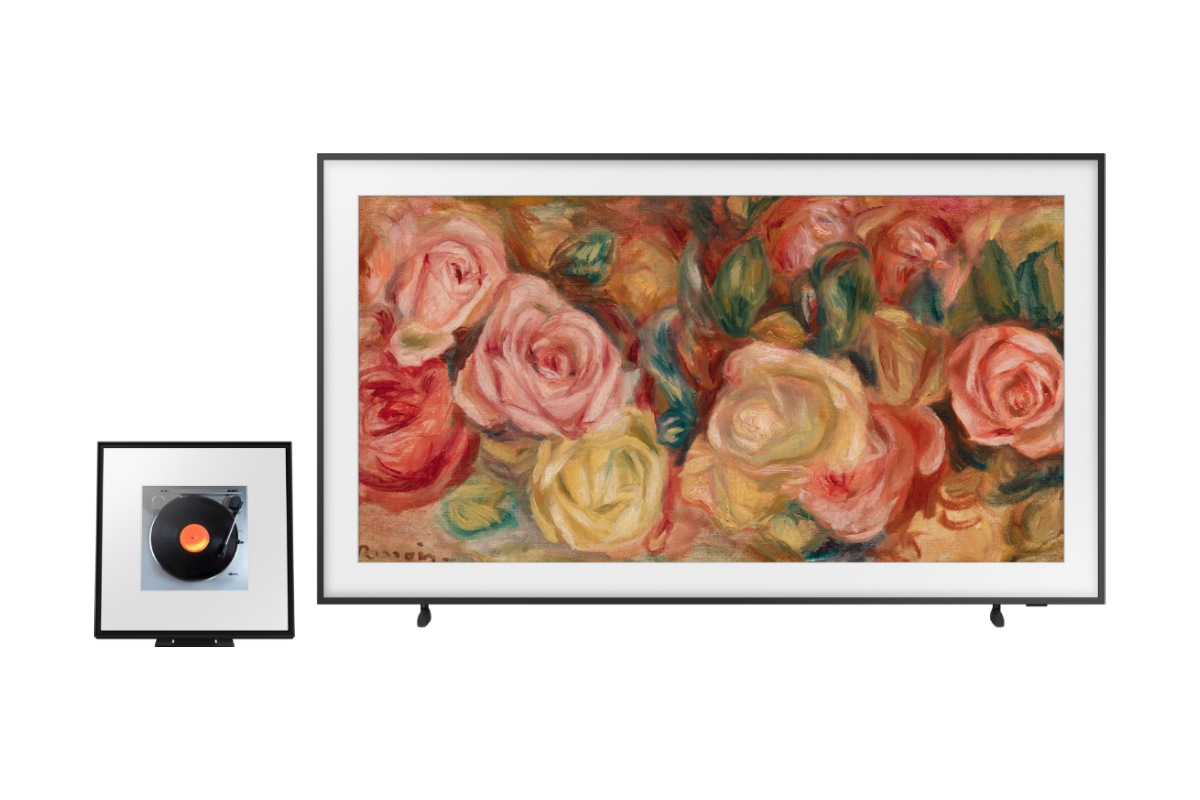 50 Inch The Frame LS03D QLED 4K Chế độ tranh Art Mode Smart TV (2024) và Loa Tranh Music Frame HW-LS60D 2.1 kênh không dây (2024)