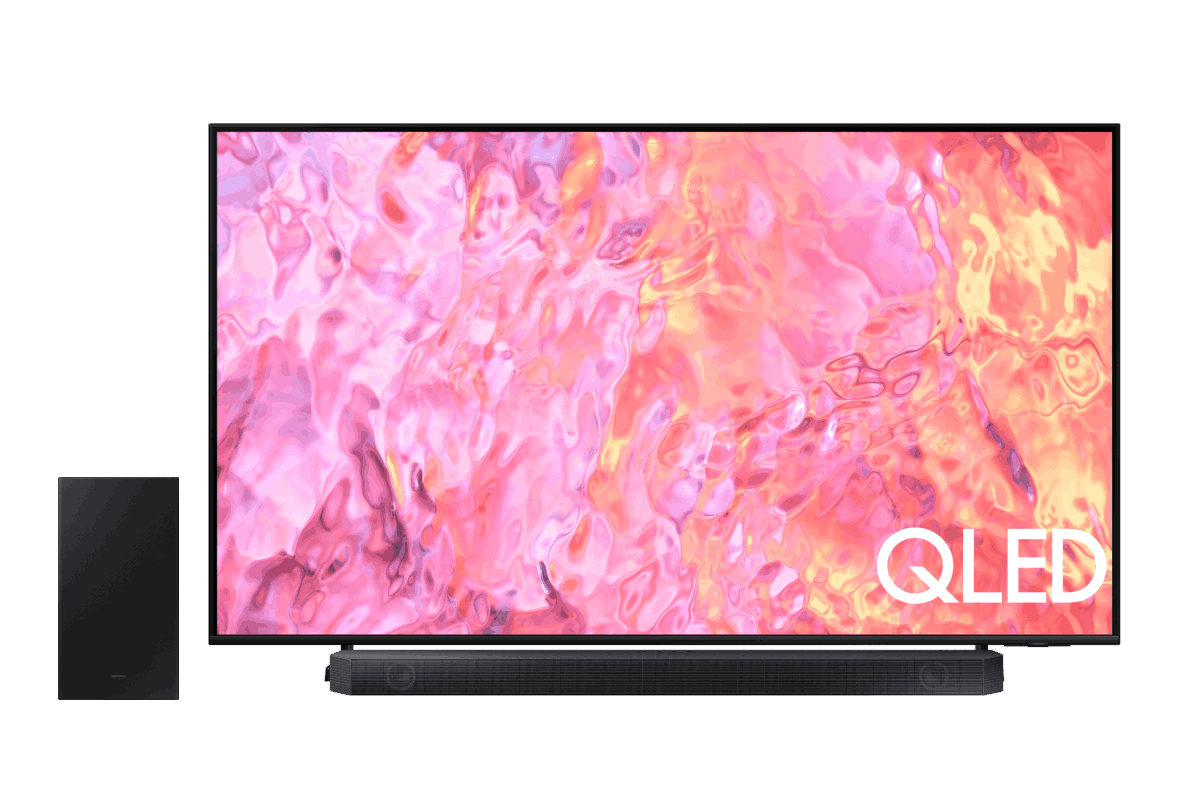 50 inch QLED 4K QE1C và Loa thanh Q-series HW-Q60C