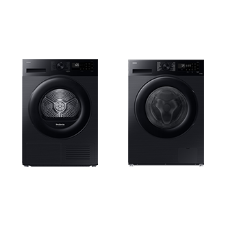 Bespoke AI Máy Sấy Cửa Trước Cảm Biến Optimal Dry 9Kg và Máy Giặt Cửa Trước Steam Diệt Khuẩn 12Kg Và Bộ Kết Nối Máy Giặt và Máy Sấy