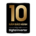 Bảo hành 10 năm Digital Inverter