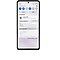 Mặt trước của điện thoại thông minh Galaxy M62, hiển thị Bảng thông báo và Bảng điều khiển nhanh trên nền trắng, vì One UI giúp bạn tập trung.