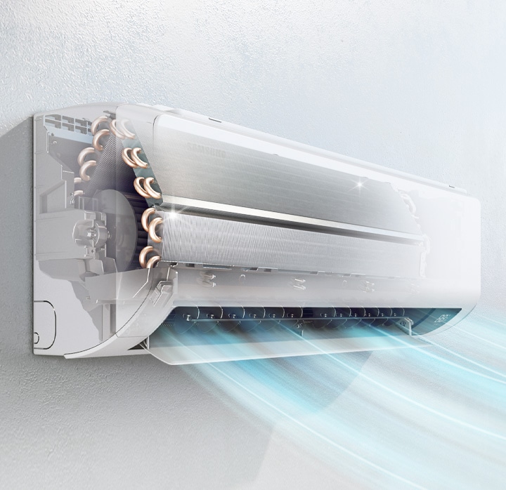 Tính năng Tự động làm sạch trên máy điều hòa Digital Inverter 2 Chiều 18.000 BTu/h (F-AR18ASHZAW21) giúp tiết kiệm tối ưu thời gian & công sức vệ sinh thiết bị.