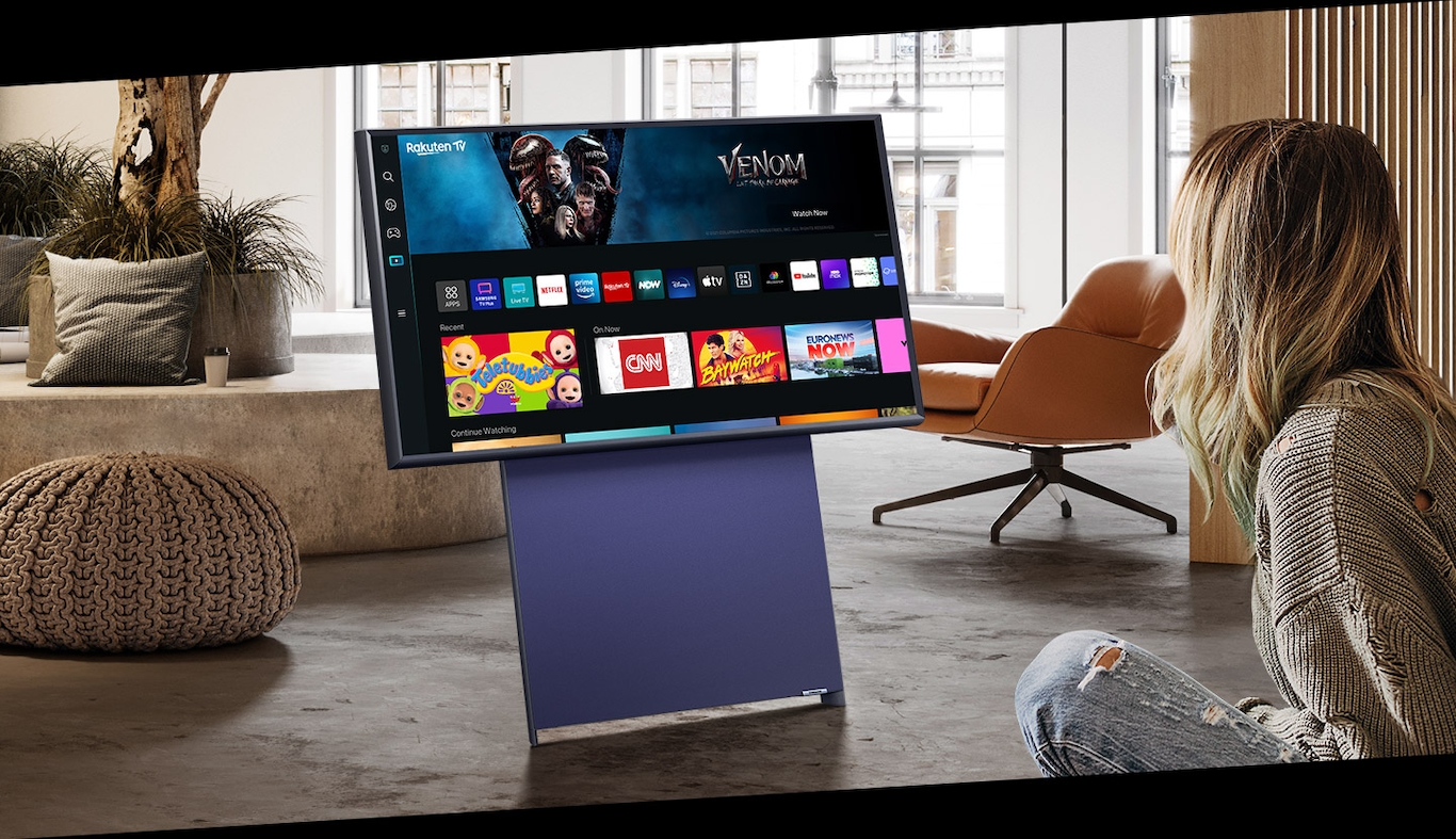 Tính năng Smart Hub cho phép người dùng smart tivi The Sero 2022 hiển thị nội dung yêu thích một cách chuẩn xác, nhanh chóng.