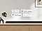 Alexa logo, Apple AirPlay logo, Hey Google logo, and Chromecast Built-in logo can be seen along with Samsung S800B soundbar which is sitting on living room cabinet.