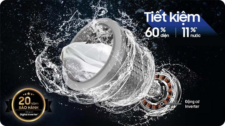 12 kg Máy Giặt Cửa Trên Ecobubble™ với Giặt Hơi Nước Diệt Khuẩn Black  Caviar Matt | Samsung VN