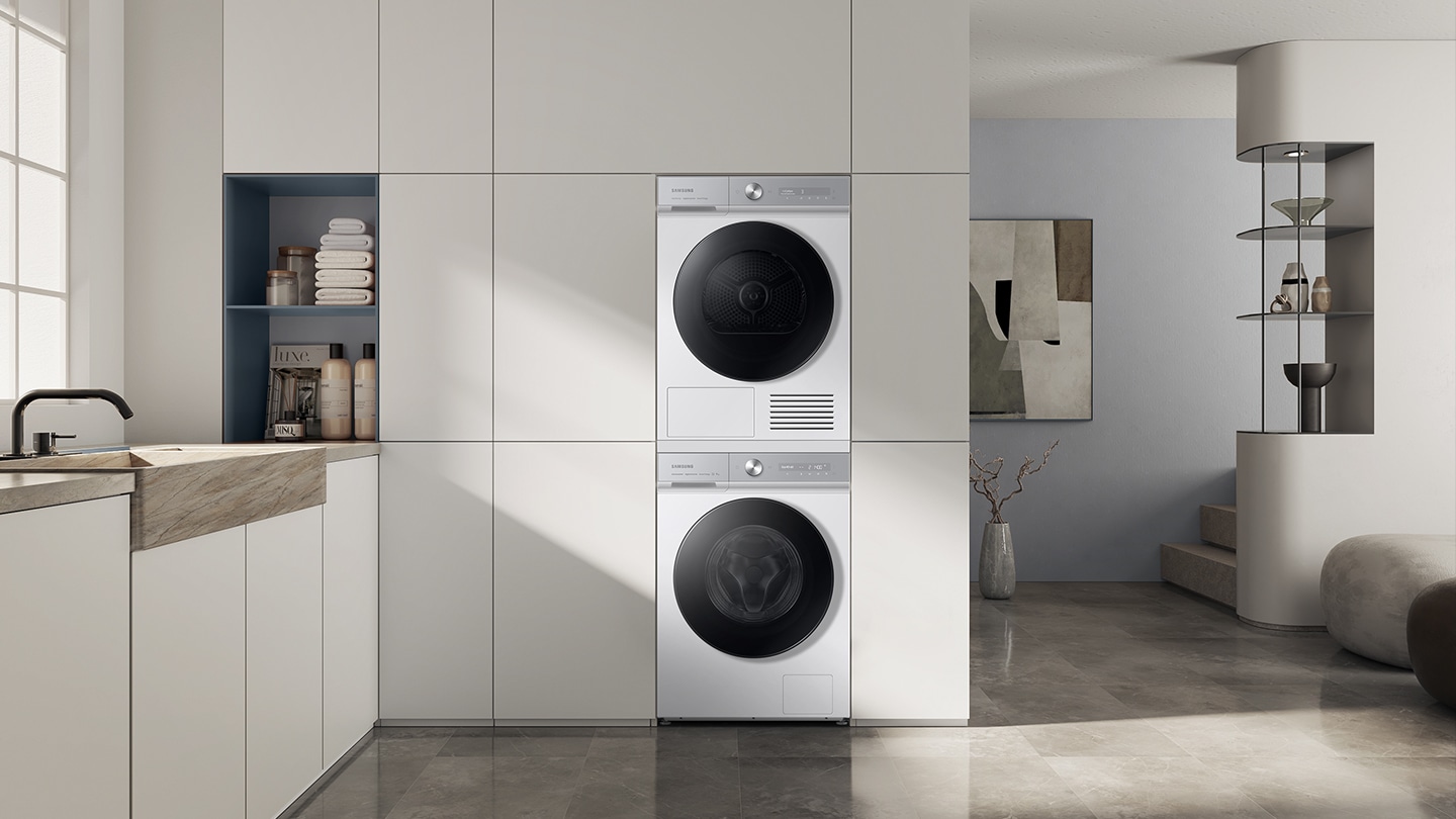 DV9400B is installed in the laundry room.