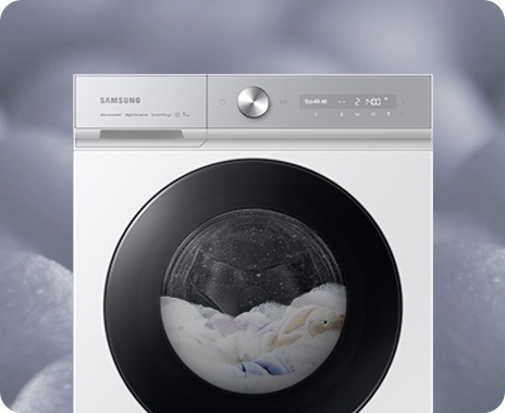 Độ sâu của trống giặt được tăng lên 600mm nên có thể chứa tới 11kg đồ giặt, thậm chí là một chiếc chăn bông lớn.