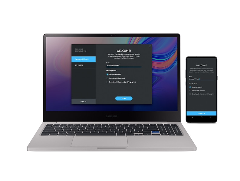 Phần mềm quản lý được tích hợp sẵn
