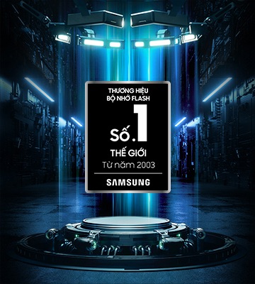 Logo Chứng nhận bộ nhớ flash số 1 thế giới cho bộ nhớ Samsung