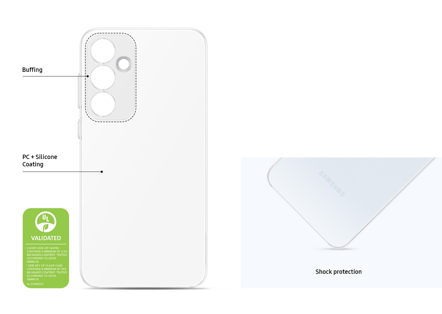 ốp lưng trong suốt galaxy A55