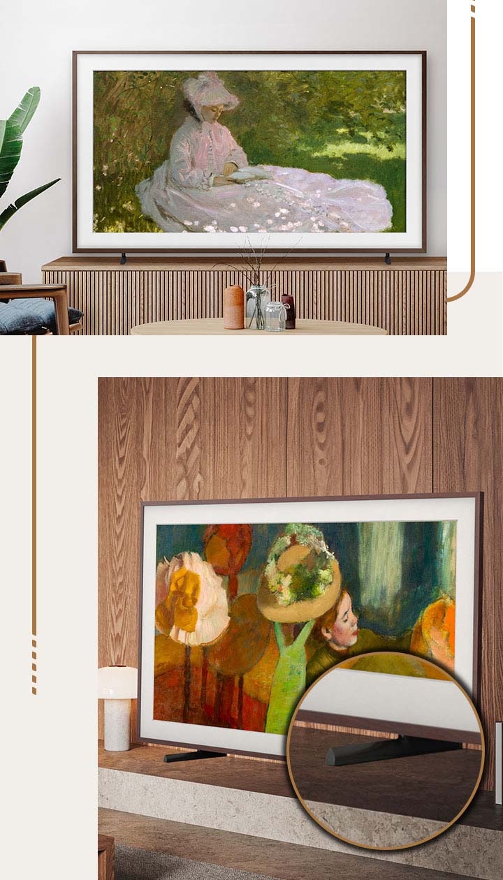 65 Inch The Frame LS03D và Loa Tranh Music Frame HW-LS60D 2024 | Samsung VN