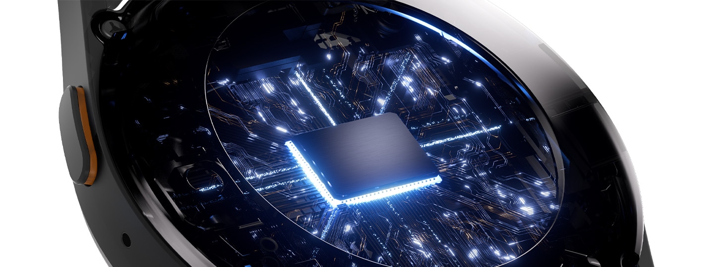 Cận cảnh bộ vi xử lý 3nm được tích hợp bên trong Galaxy Watch7.