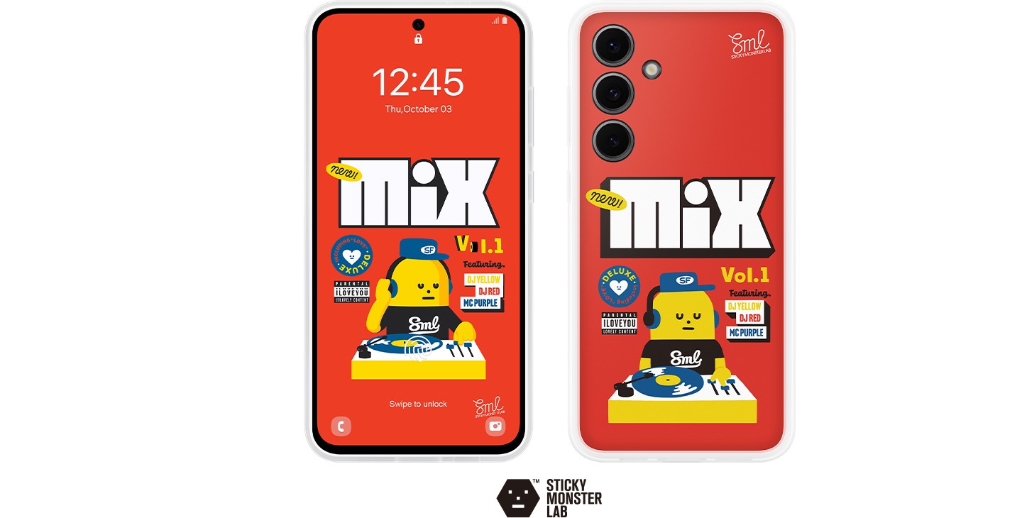 ốp lưng Sticky Monster Flipsuit màu đỏ.