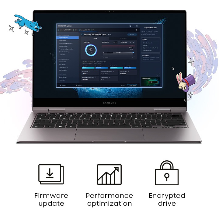 Ổ cứng SSD gắn trong 990 EVO Plus NVMe TB MZ-V9S1T0BW