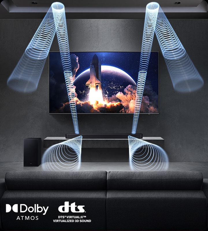 Âm thanh vòm Dolby Atmos / DTS Virtual:X