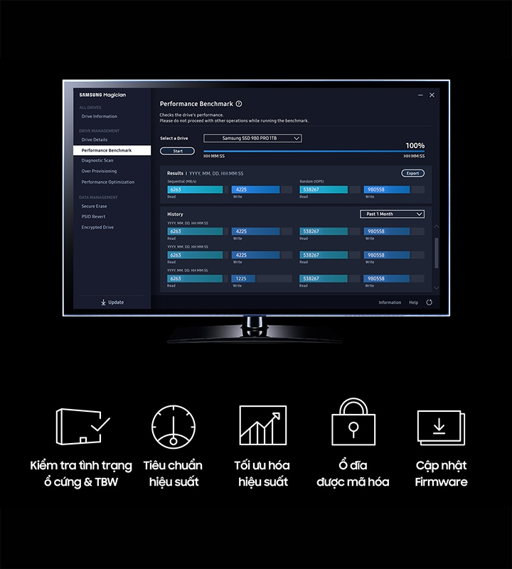 Phần mềm Samsung Magician