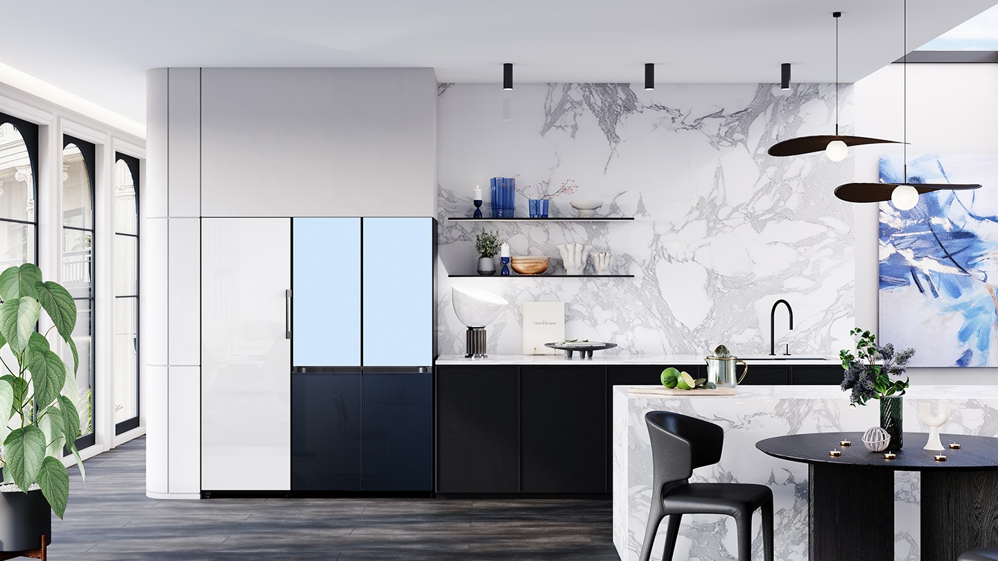 Với thiết kế mô-đun linh hoạt, Bespoke cho phép bạn kết hợp các dòng tủ lạnh với nhau, đáp ứng mọi nhu cầu lưu trữ.