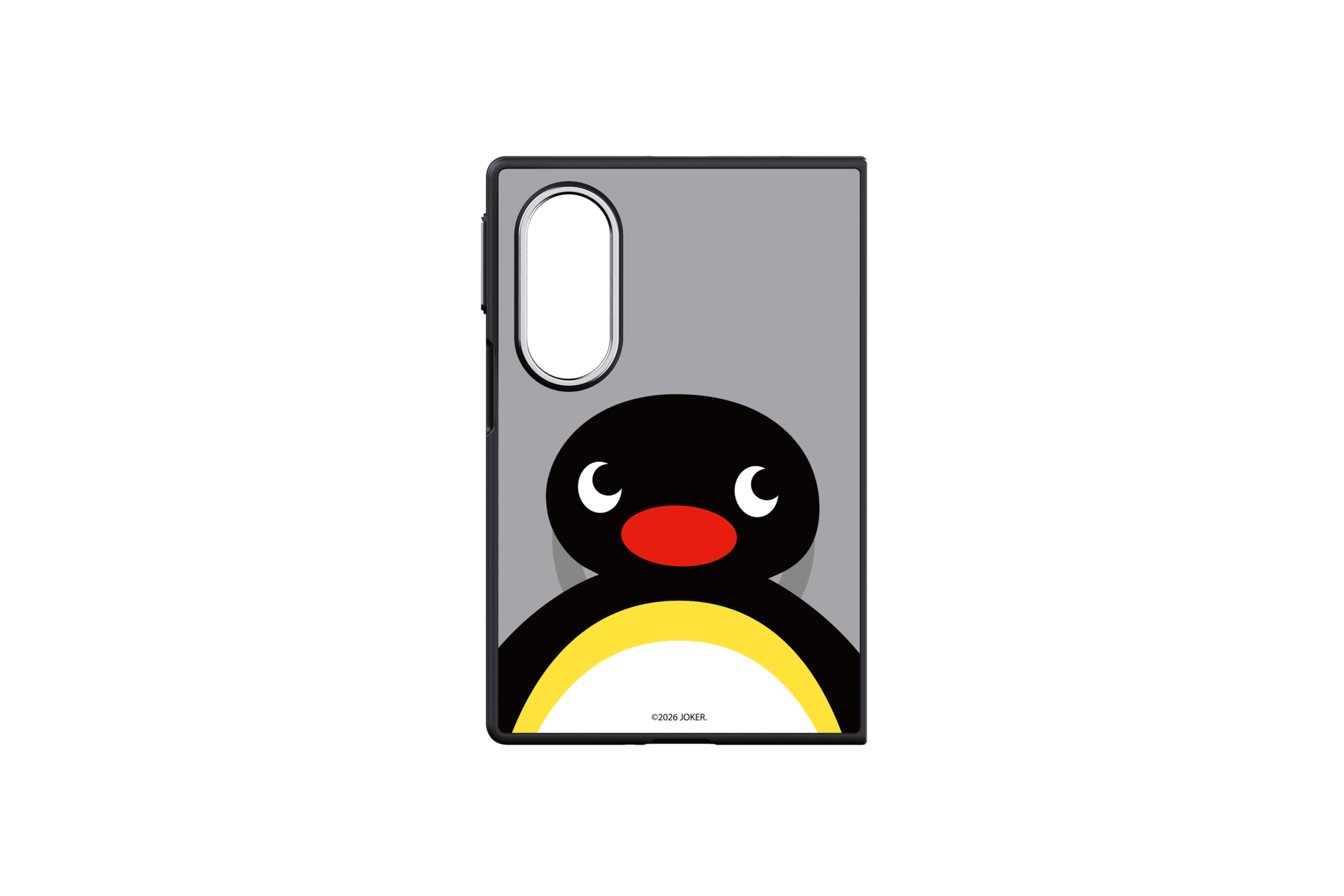 Ốp Lưng Gương Magnet Galaxy Z Fold8, Pingu Đen