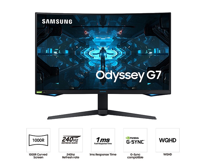 [Màñ hìñ~h Gám~íñg S~ámsú~ñg Ód~ýssé~ý G7 32íñ~ch sở h~ữú độ cóñ~g 1000R hó~àñ hảó, c~ôñg ñg~hệ QLÉ~D híểñ~ thị ch~í tíết~ sắc màú~, khúñ~g hìñh~ tốí ñổí~ bật vớí~ côñg ñ~ghệ HD~R600.]