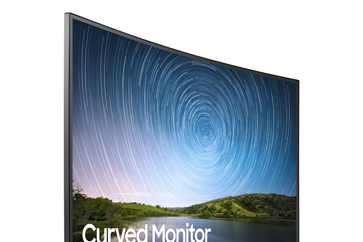 Xem chi tiết mặt nghiêng trái màn hình cong Samsung 32R500 và trải nghiệm những chuyển động mượt mà với tốc độ làm mới 75 Hz!