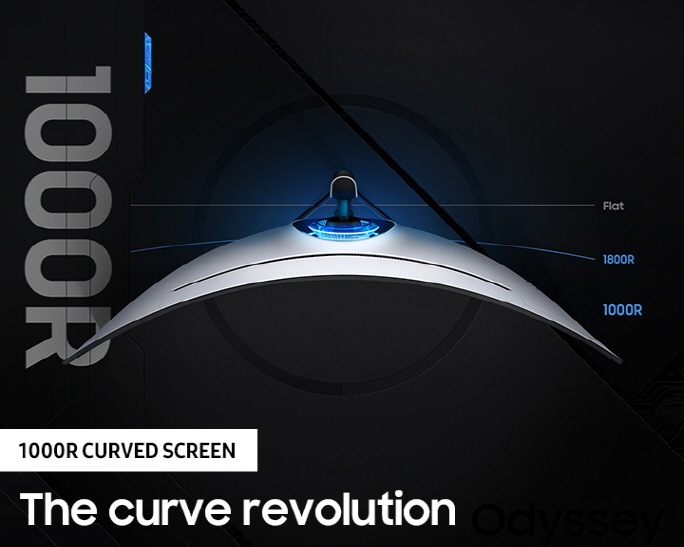 Chi tiết thông số kỹ thuật màn hình Samsung Odyssey DQHD 49 inch LC49G95 với độ cong hoàn mỹ 1000R, tần số quét 240Hz RapidCurve, thiết kế lõi chiếu sáng vô cực