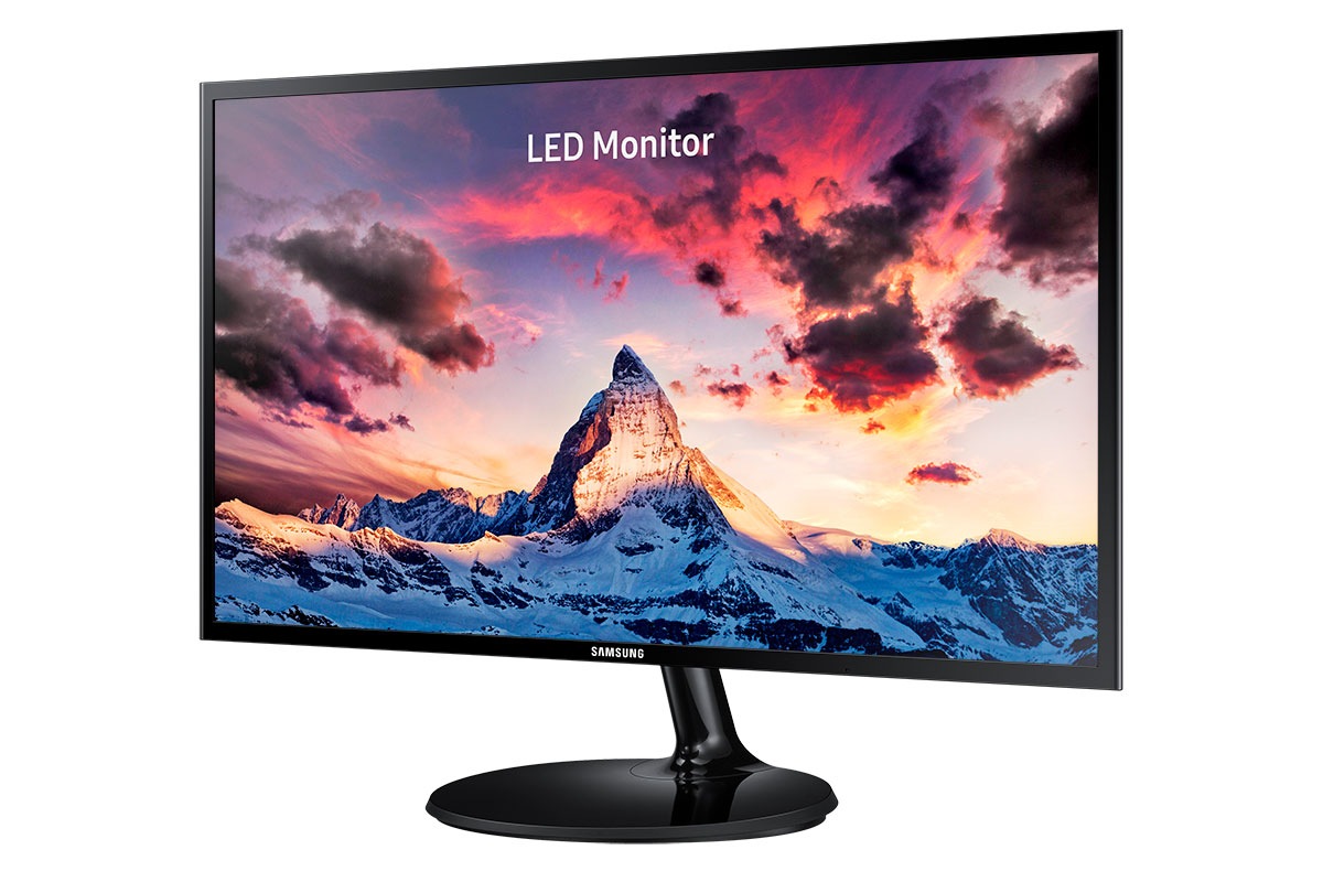 Xem mặt nghiêng trái sinh động của màn hình máy tính 24 Inch LED Samsung 24F350. Tham khảo thêm & đặt mua chính hãng giá tốt!