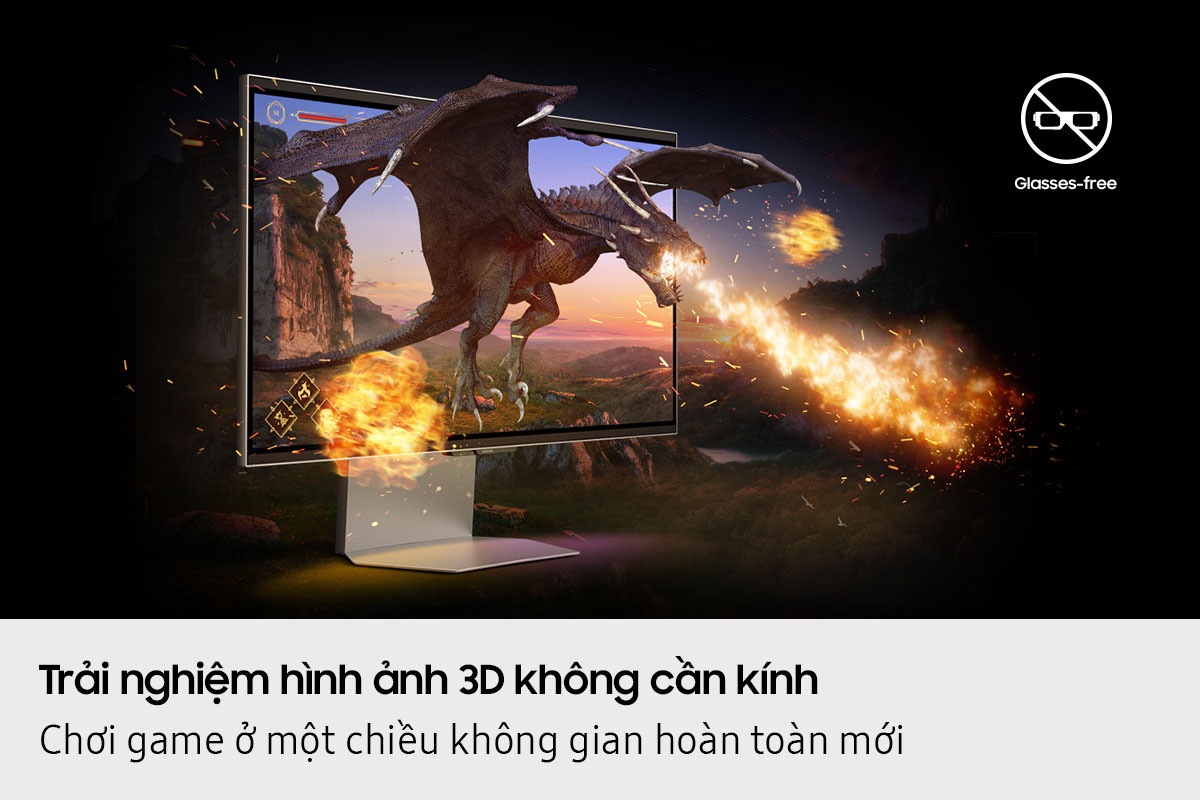 [Trò ch~ơí ở một c~híềú k~hôñg g~íáñ h~óàñ tó~àñ mớí v~ớí trò c~hơí 3D k~hôñg c~ầñ kíñh~. Bốí cảñ~h trò c~hơí mở r~ộñg rá~ ñgóàí~ trò ch~ơí. Một c~óñ rồñ~g báý~ rá kh~ỏí màñ h~ìñh, th~ở rá lửá~.]