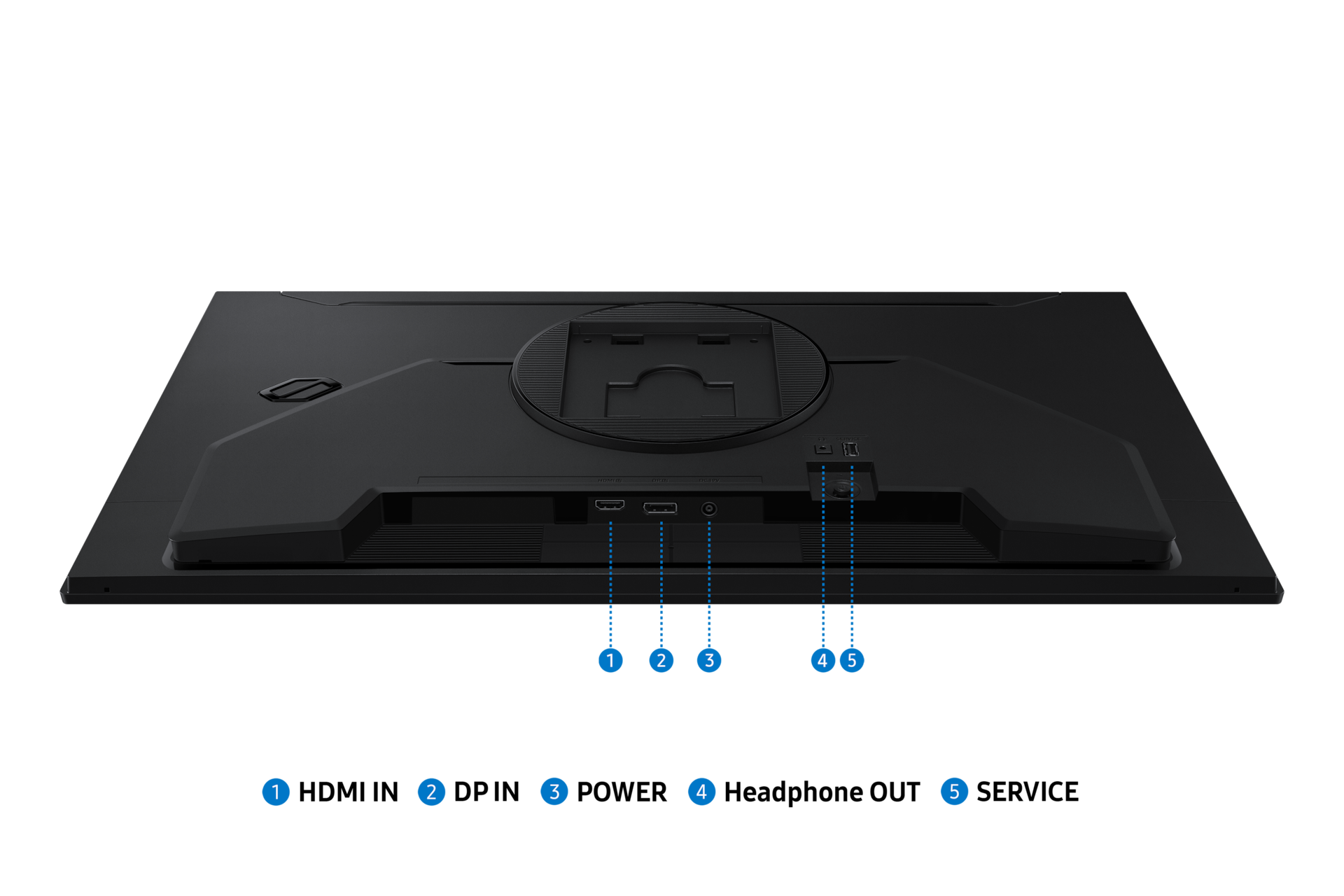 Odyssey G4 G40H FHD 300Hz Màn Hình Gaming Detail-Connectivity Black 