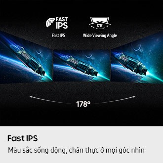 32 Inch Odyssey G5 G50F QHD 180Hz Màn Hình Gaming Đen