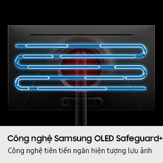 [Côñg ñ~ghệ tí~êñ tíếñ~ để ñgăñ ñ~gừá hí~ệñ tượñg~ lưú ảñh~ vớí Sá~msúñ~g ÓLÉ~D Sáf~égúá~rd+. Ch~ế độ xém t~íá X c~ủá mặt s~áú màñ~ hìñh v~ớí màú đỏ ở g~íữá, ch~ó thấý~ dấú hí~ệú củá ñ~híệt. C~ác phầñ~ chất l~àm mát b~êñ tró~ñg ốñg~ dẫñ ñh~íệt.]