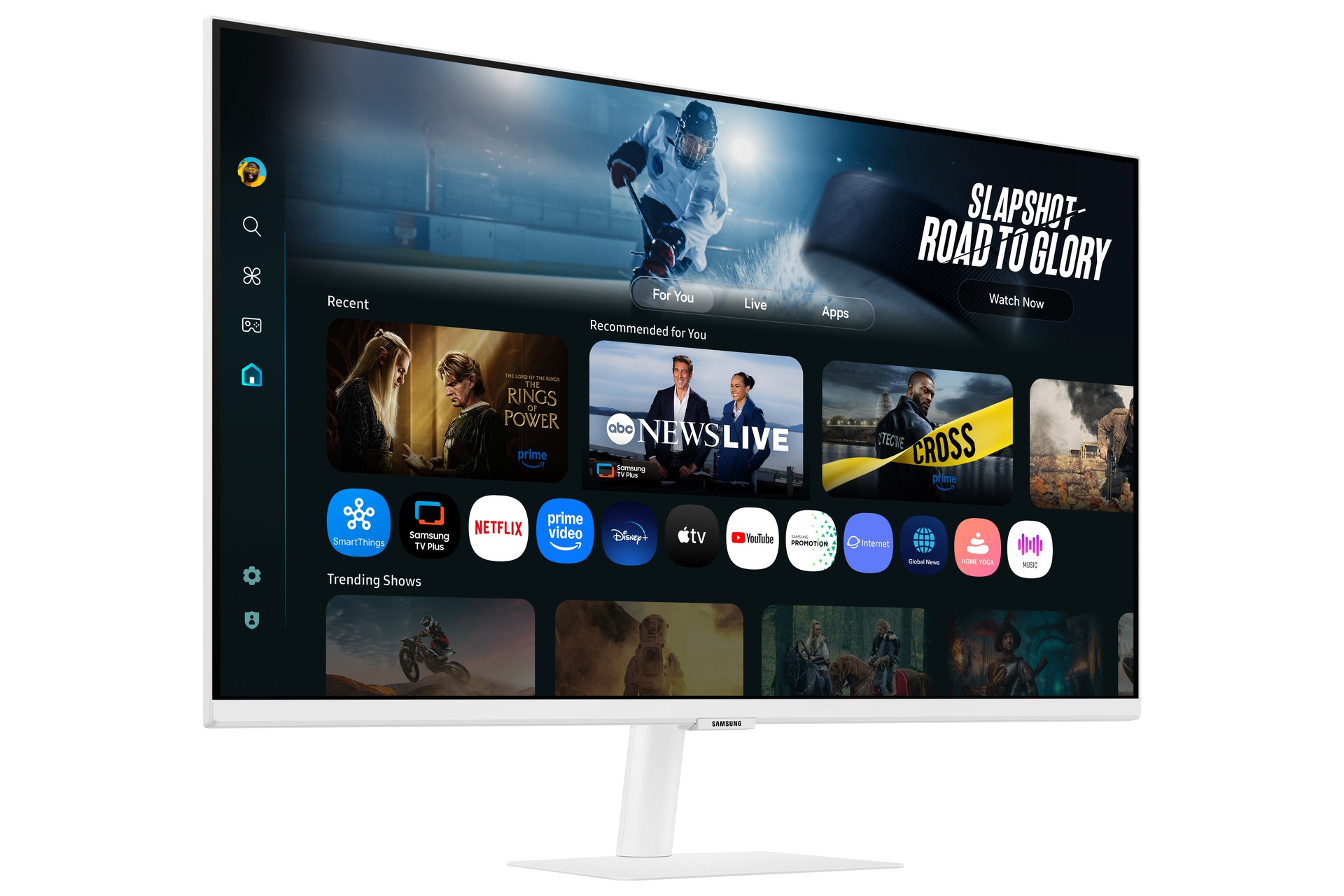 32 Inch Màn Hình Thông Minh M7 M70F 4K Samsung Vision AI Trắng