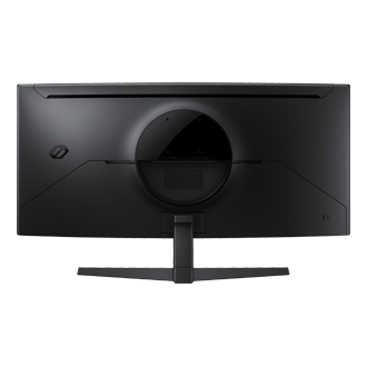 34 Inch Odyssey G5 G55H Ultra WQHD 180Hz Gaming Monitor Back Black 