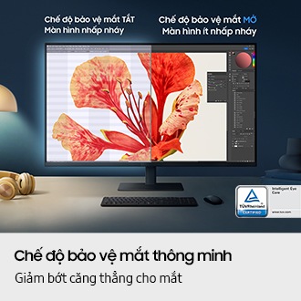 Chế độ bảo vệ mắt thông minh Giảm bớt căng thẳng cho mắt