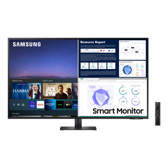 Xem chi tiết mặt trước màn hình 43 inch Samsung M7 (LS43AM702) kèm điều khiển (remote) và trải nghiệm tính năng của sản phẩm!