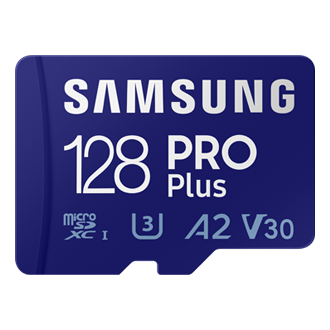 Mặt trước sản phẩm thẻ nhớ PRO Plus MicroSD UHS-I 128 GB