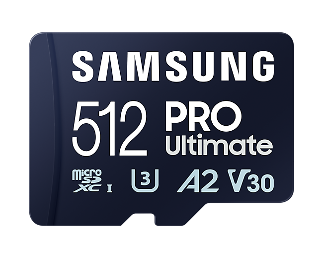 Mặt trước sản phẩm Thẻ nhớ PRO Ultimate MicroSD UHS-I 512 GB
