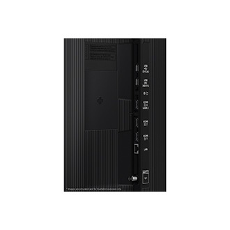 Samsung 2025 QLED Q8F5 has USB, HDMI, LAN, antenna ports and etc. on the side.