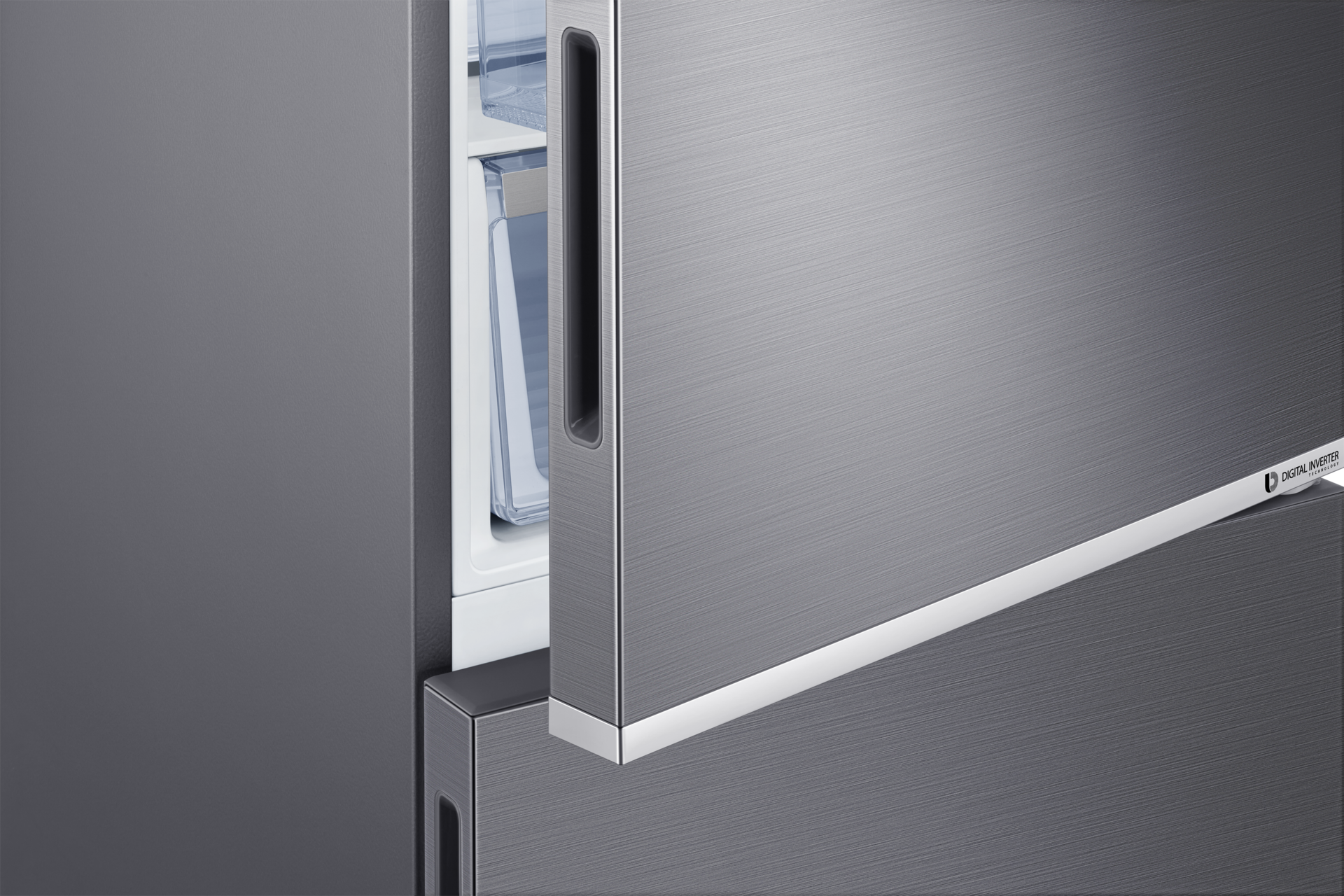 Tủ Lạnh Ngăn Đông Dưới Ngăn Đông Mềm Optimal Fresh Zone 285 L Close-Up-Handle Silver 
