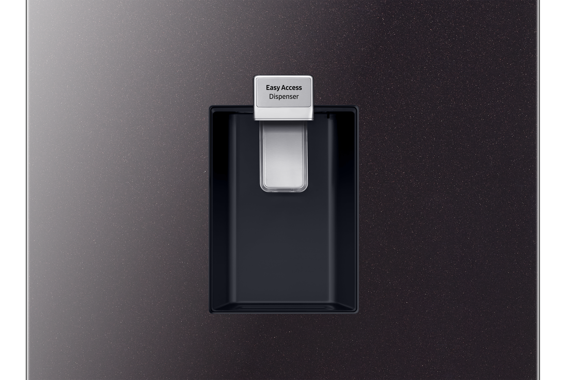 Ngăn lấy nước ngoài của tủ lạnh Samsung Inverter 307 lít RB30N4190BY SV được thiết kế tiện lợi, giảm thất thoát hơi lạnh & đảm bảo an toàn cho người sử dụng