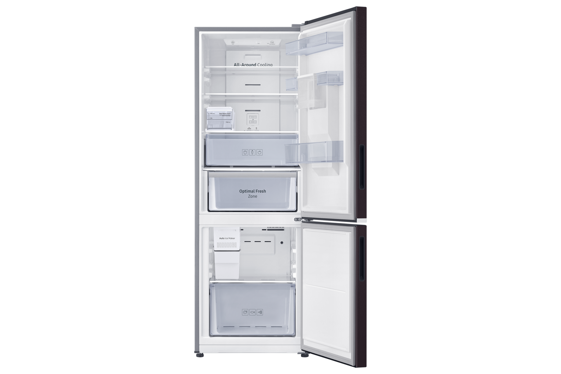 Tủ Lạnh Ngăn Đông Dưới Ngăn Đông Mềm Optimal Fresh Zone 307 L Nâu Starry