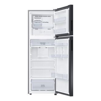 Bespoke AI Tủ Lạnh Ngăn Đông Trên Thiết Kế Độc Bản 305 L Front-Open-Without-Food Clean White&Clean Navy 