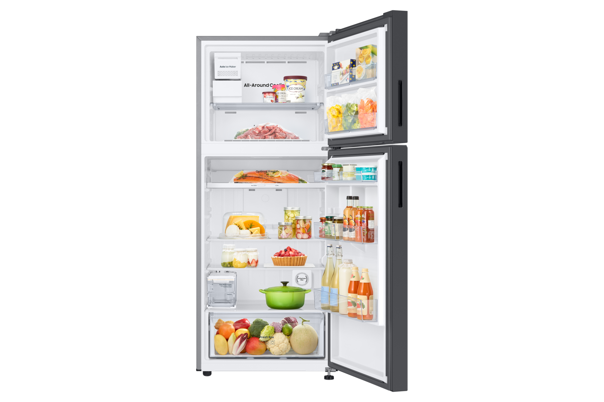 front-open-with-food Clean White