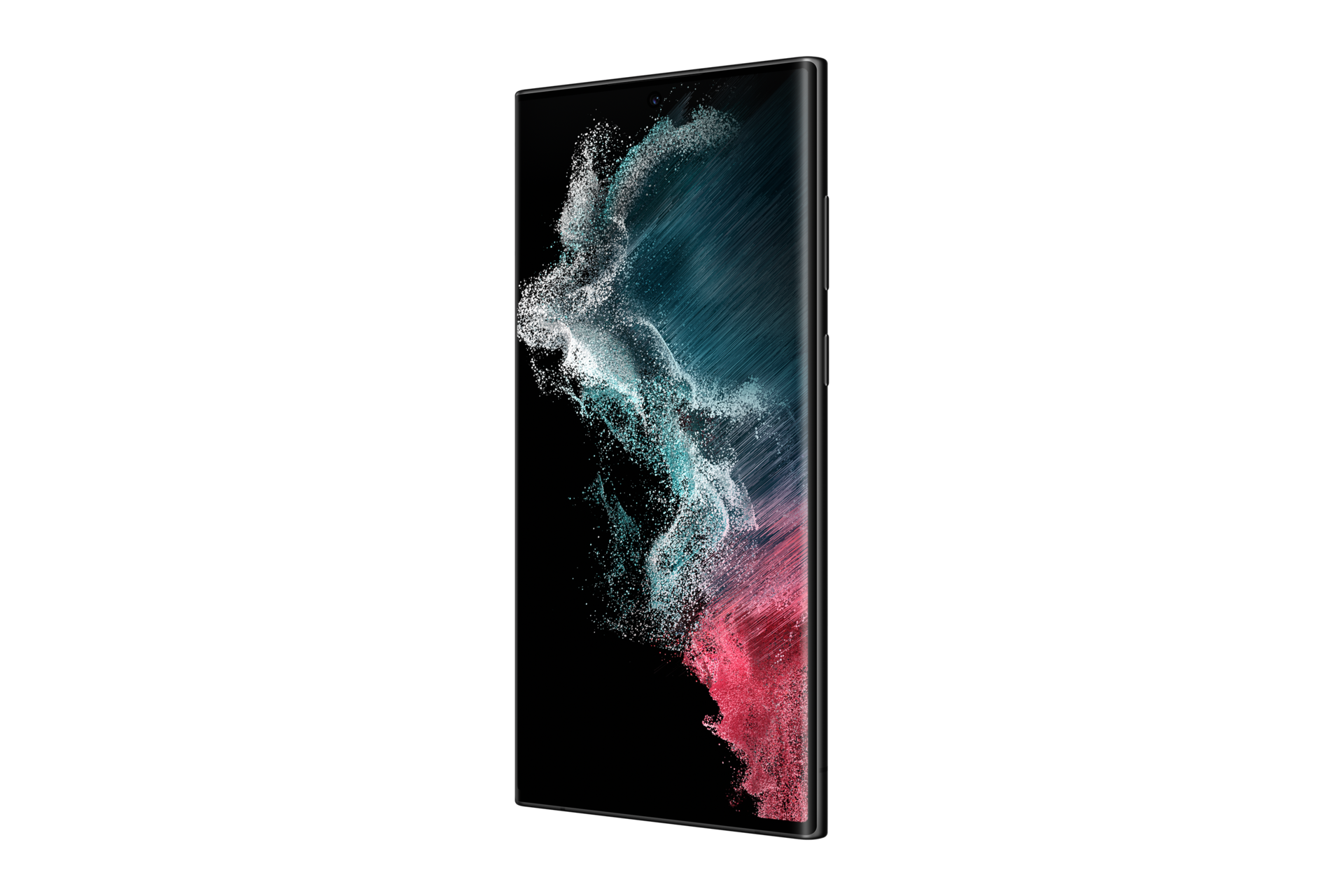 Mặt nghiêng 30 độ phải smartphone Samsung S22 Ultra Special Version (Online Exclusive) thiết kế thanh mảnh, đậm dấu ấn riêng!