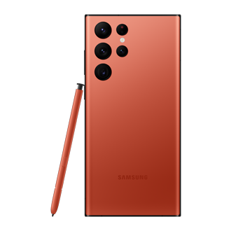 Mặt sau thiết bị cùng bút S PEN của điện thoại Samsung S22 Ultra Lychee 5G 256GB (Online Exclusive). Khám phá tại Samsung VN!