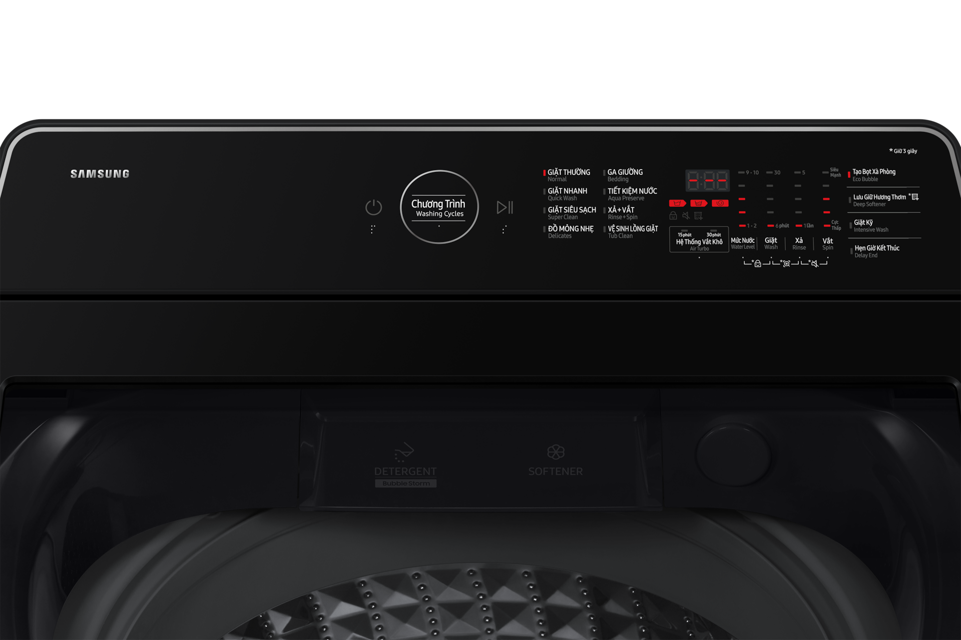 Máy Giặt Cửa Trên Ecobubble™ 12.5kg Detail2 Glam Deep Charcoal 