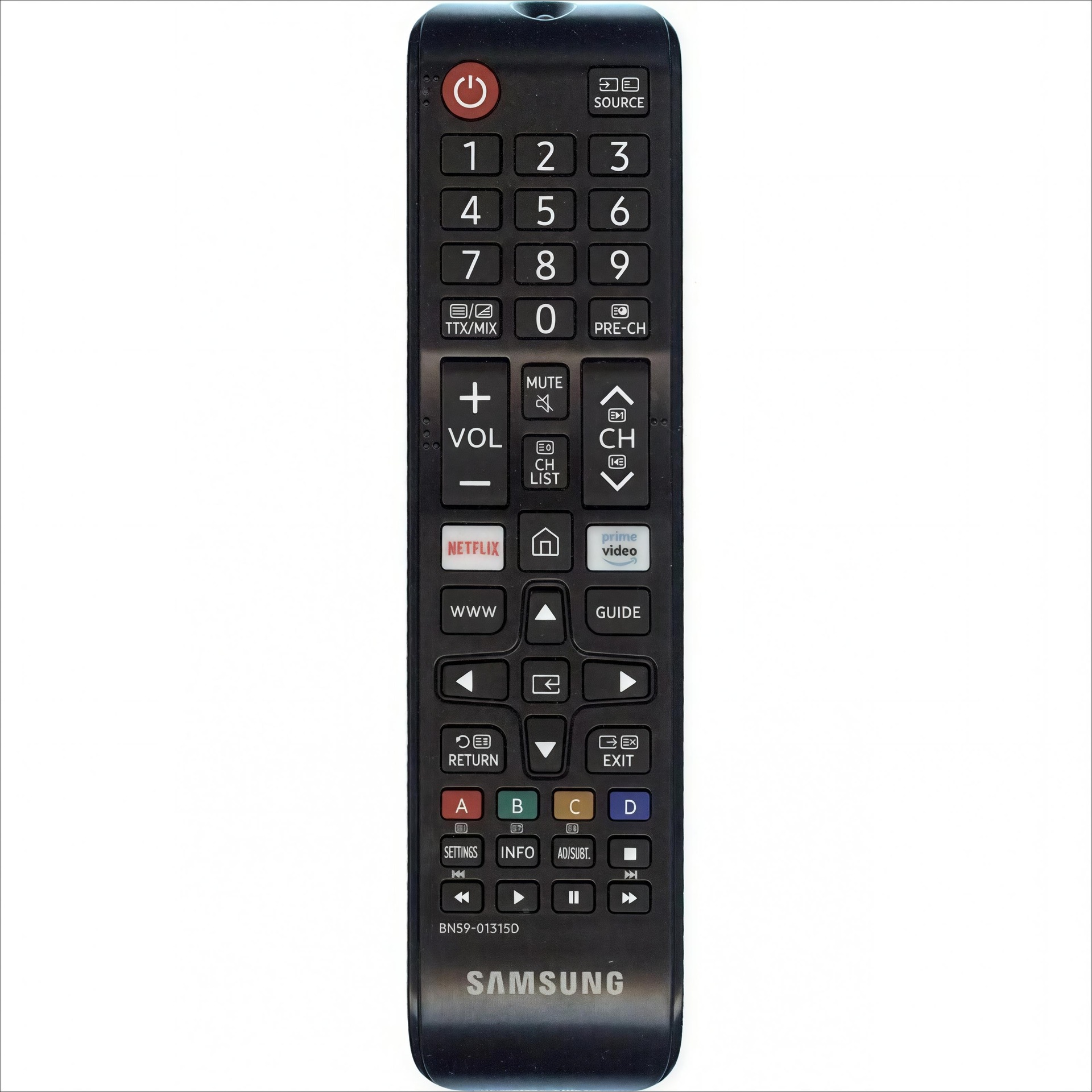 Smart TV Remote Control BN59-01315D Black