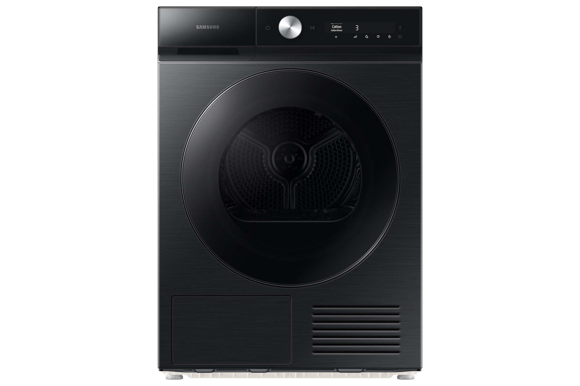 Samsung Bespoke AI 9kg Dryer, with Heat Pump Technology in Black (DV90BB9440GBFA)
