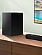 Soundbar, subwoofer, and TV